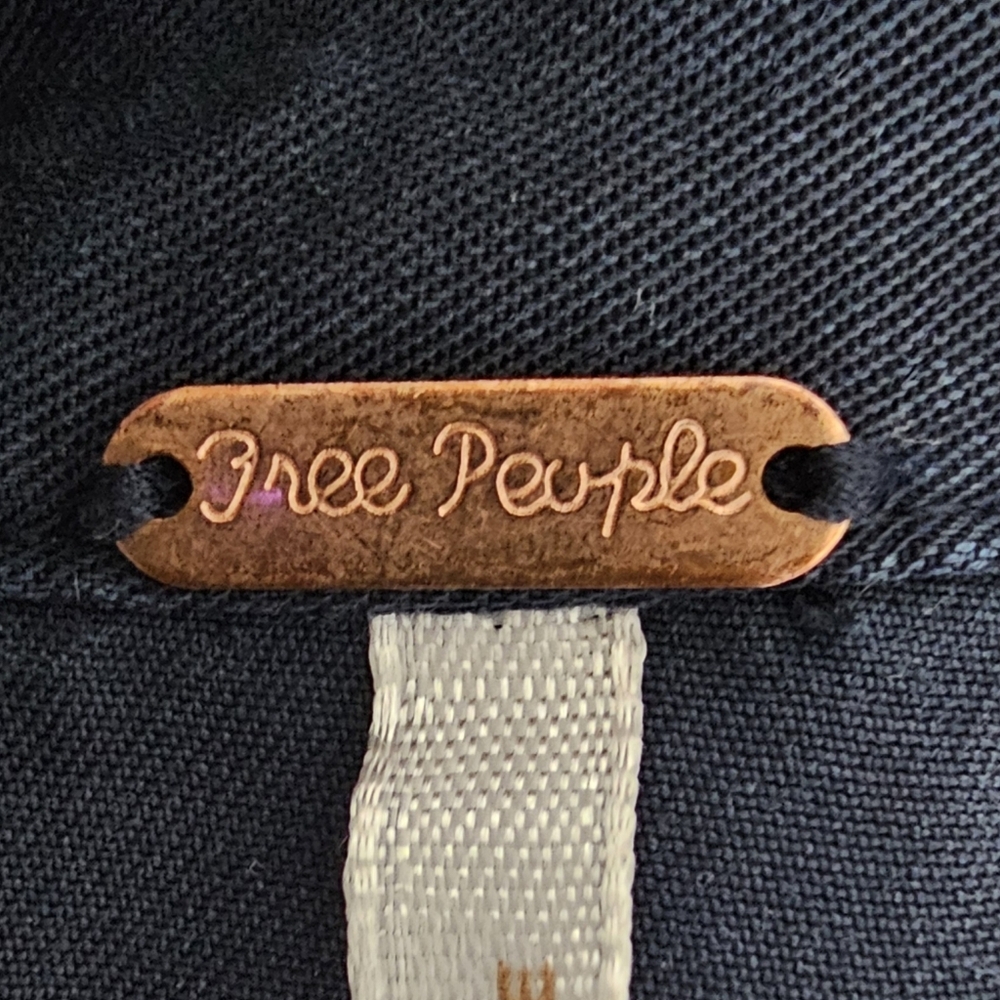 Free People Tencel Embellished Button Down Shirt – Size S/P - Picture 5 of 8